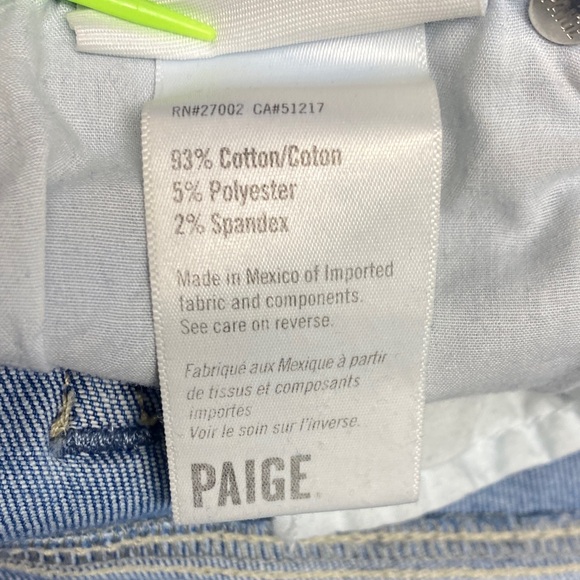 PAIGE Genevieve Flare Jeans | Petite 26 | High Rise Stretch Denim | 29” Inseam - Picture 16 of 16
